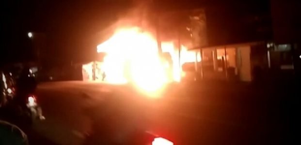 Kios Kelontong Pasar Kalodran Kota Serang Terbakar Kios Kelontong Pasar Kalodran Kota Serang Terbakar