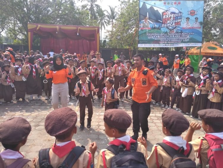 Lewat Ekspedisi Destana, BPBD Kabupaten Serang Ciptakan Masyarakat Tangguh Hadapi Bencana