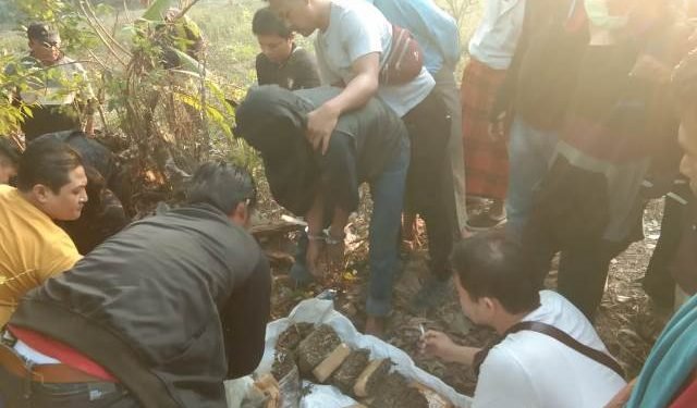 Di Banten, Polisi Dapati 82 Kg Ganja Dalam Septic Tank