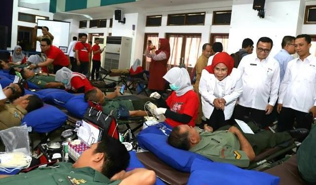 Pertama di Indonesia, 18 Lokasi di Banten Gelar Donor Darah Serentak