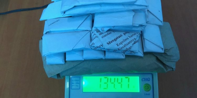 Puluhan Bungkus Ganja Diamankan Polres Pandeglang