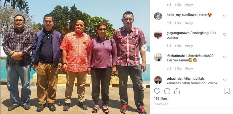 Lliburan di Tanjung Lesung, Susi Didoakan Jadi Bupati Pandeglang