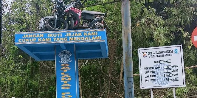 Tekan Kecelakaan, Polres Pandeglang Akan Perbanyak Tugu Laka