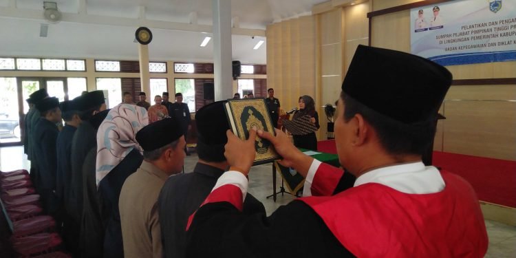 Jelang Pilkada 2020, Irna Kembali Lantik Pejabat Eselon II. Ini Daftarnya