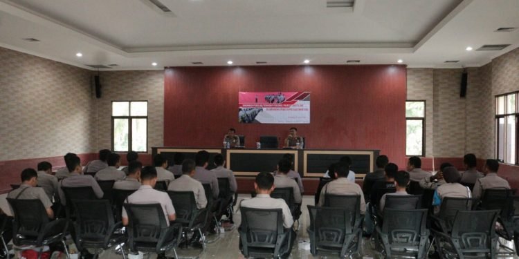 Jelang Pilkada 2020, Polres Pandeglang Tingkatkan SDM Personelnya