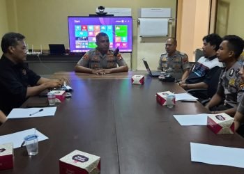 Humas Polres Pandeglang Dibekali Ilmu Jurnalistik