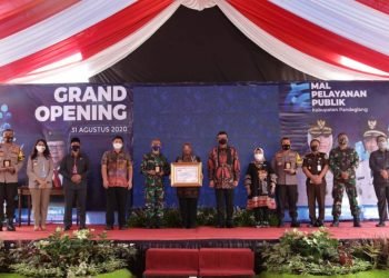 Berarsitektur Badak Cula Satu, MPP Pertama di Banten Diresmikan   