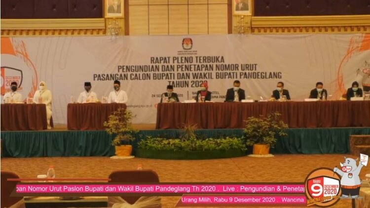 Kantongi Nomor  Urut, Ini Maknanya Bagi Dua Paslon Pilkada Pandeglang