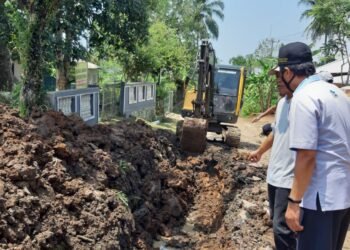 PDAM Kebut Pengerjaan Proyek Rehabilitasi Pipa Air Cikoromoy
