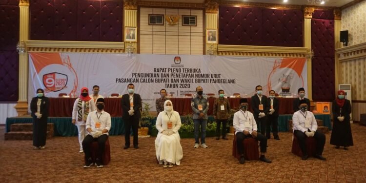 Keputusan KPU Pandeglang Tentang Penetapan Nomor Urut