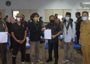 Wakil Wali Kota Serang Subadri Terima Anspirasi HMI Tolak UU Cipta Kerja