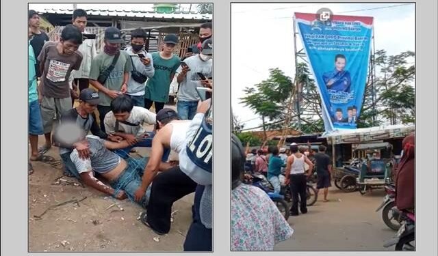 Pasang Baliho Wali Kota, Warga Tersengat Listrik Lalu Terjatuh Dari Ketinggian 10 Meter