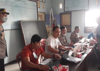 Vaksinasi Massal Polres Serang di Carenang Lampaui Target