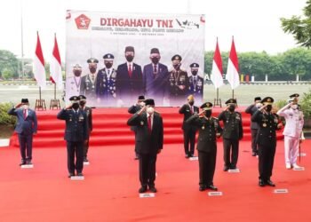 Gubernur dan Forkopimda Banten Hadiri Peringatan HUT TNI di KP3B