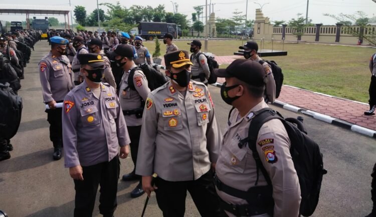 90 Personil Polres Serang Dikirim ke Kabupaten Lebak
