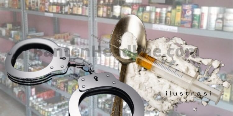 Toko Kosmetik di Tanara Serang Digrebeg Polisi