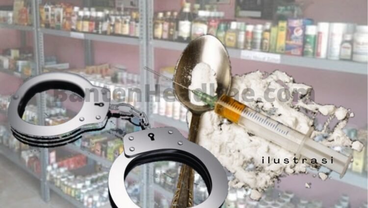 Toko Kosmetik di Tanara Serang Digrebeg Polisi